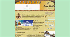 Desktop Screenshot of amarhotelnepal.com