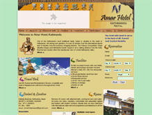 Tablet Screenshot of amarhotelnepal.com